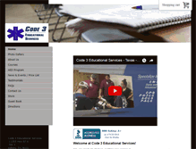 Tablet Screenshot of code3eduserv.org